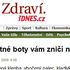 Špatné boty vám zničí nohy